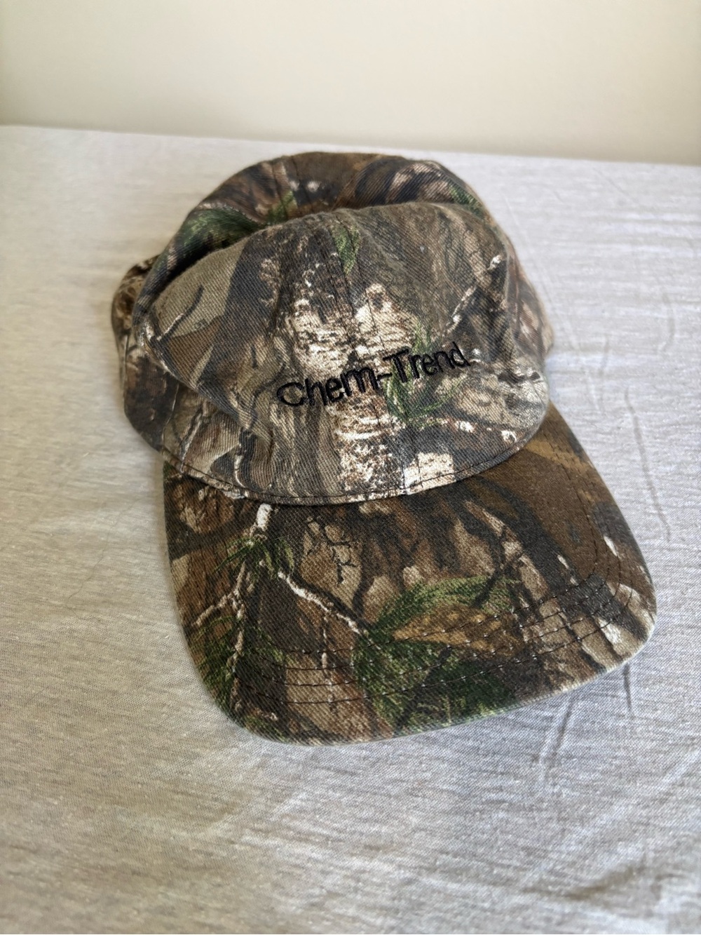Realtree Camo Embroidered 'Chem-Trend' Baseball Cap